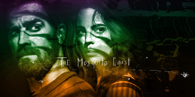 Artwork: cover per The Mosquito Coast