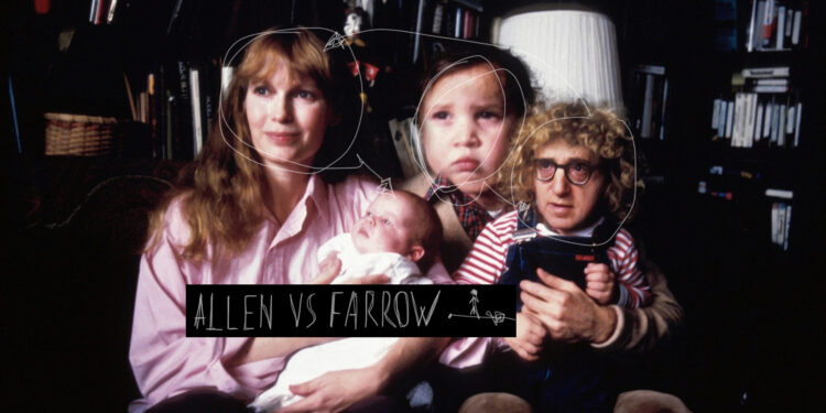 Artwork di Allen vs Farrow per Mondoserie