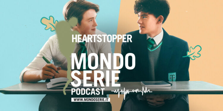 Cover di Heartstopper podcast per Mondoserie