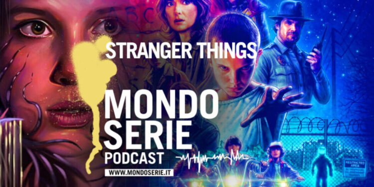 Cover di Stranger Things podcast per Mondoserie
