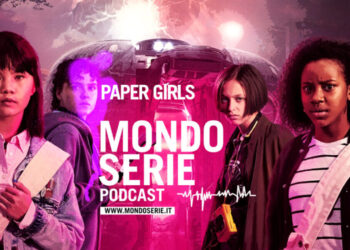 Cover di Paper Girls podcast per Mondoserie