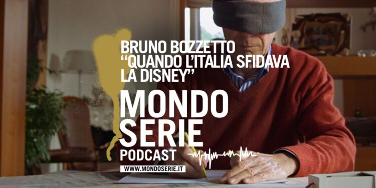 Cover di Bruno Bozzetto podcast per Mondoserie