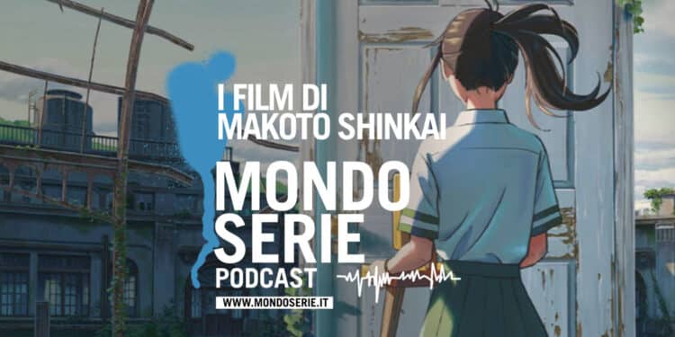 cover di Makoto Shinkai, podcast per Mondoserie