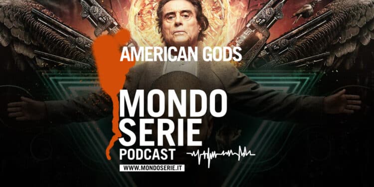 cover di American Gods, podcast per Mondoserie