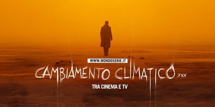 Cover di cambiamento climatico, cieli arancioni e apocalisse pop, per Mondoserie